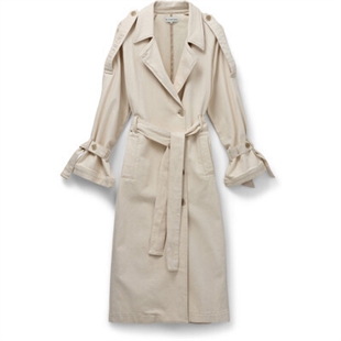 Blanche -  Sable-BL denim trench Plaza taupe